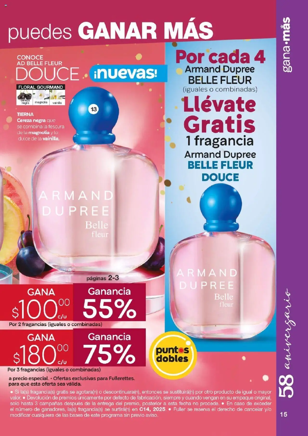 Nuevas ofertas de Fuller válidas en toda la República Mexicana desde el 01.10.2025. ¡Encuentra las mejores ofertas en Fuller - Revista Gana Más C13! | Página: 15 | Productos: Fragancia