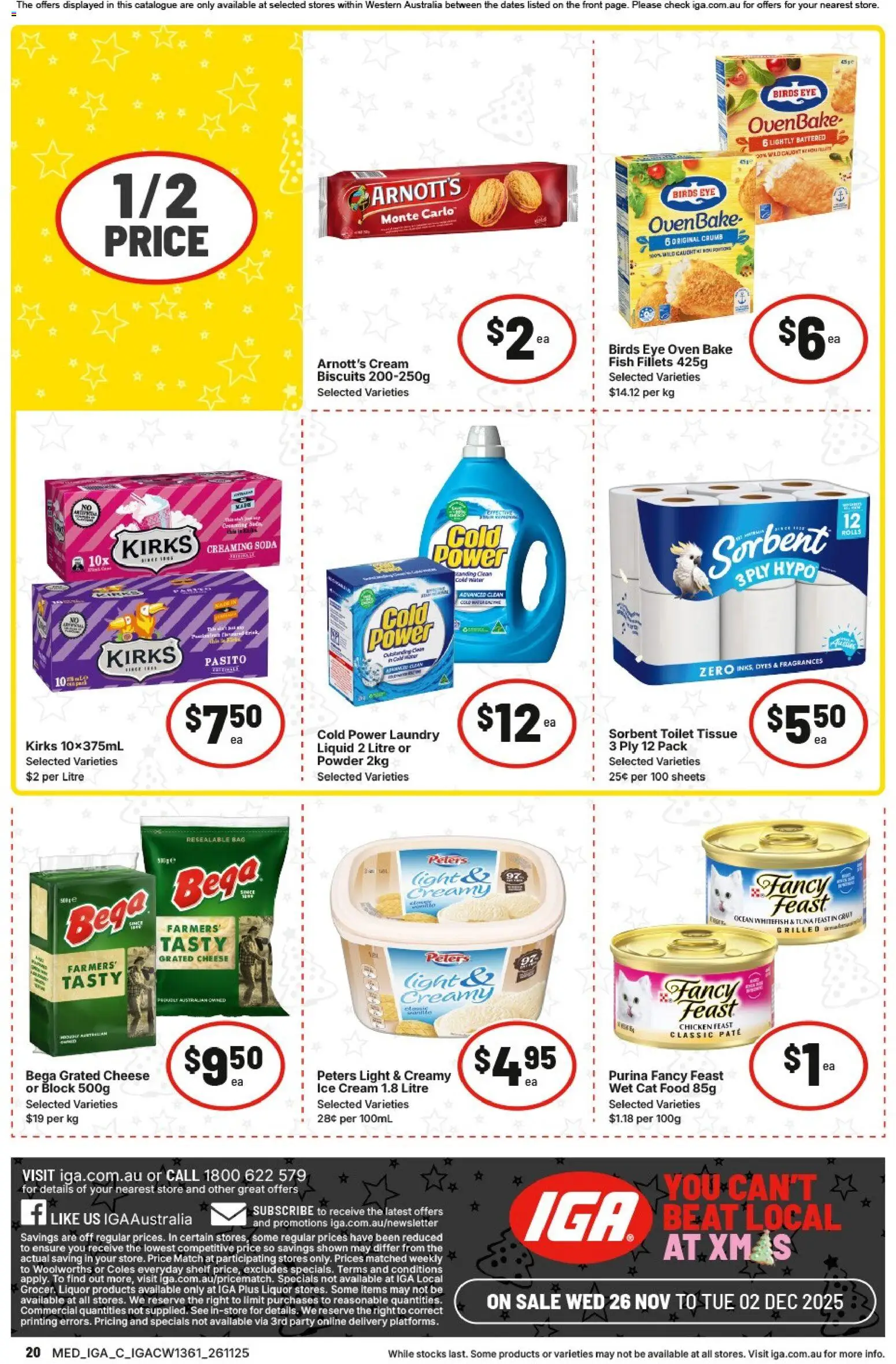 IGA catalogue - valid from 26.11.2025 | Page: 17 | Products: Chicken, Cream, Water, Bag