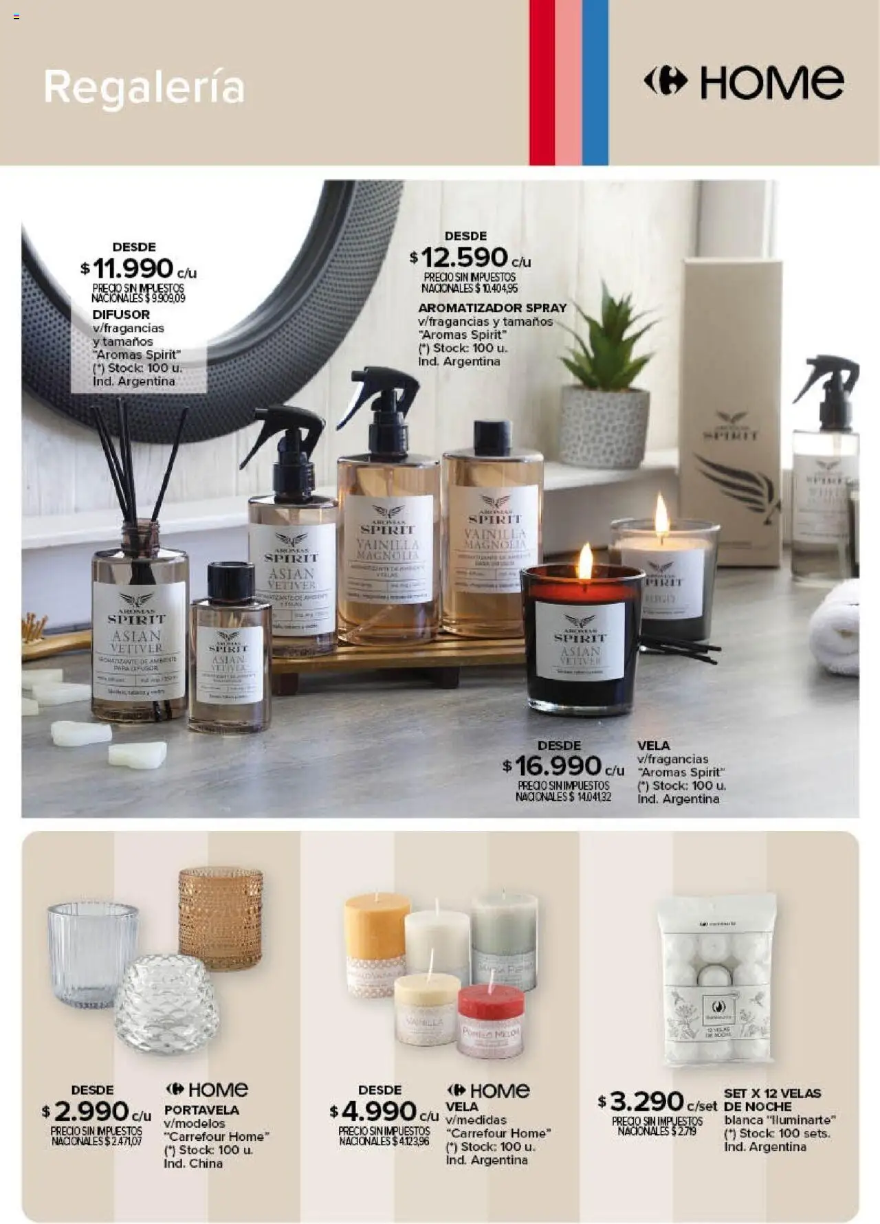 Carrefour - Deco Hogar │ válido desde el 06.06.2025 | Página: 17 | Productos: Vela, Aromatizador, Papa, Pomelo