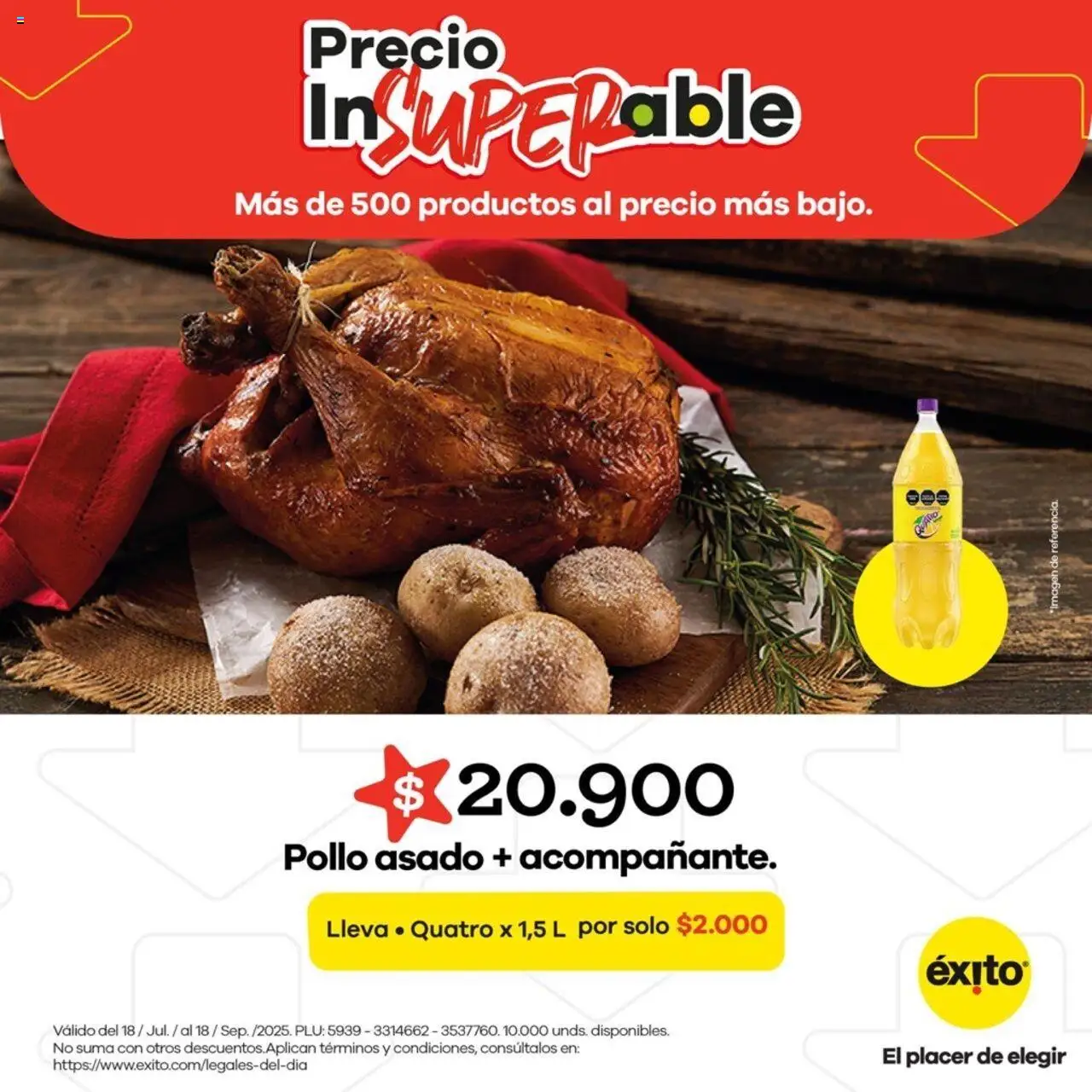 Éxito revista - valida desde el 18.07.2025 | Página: 9 | Productos: Pollo