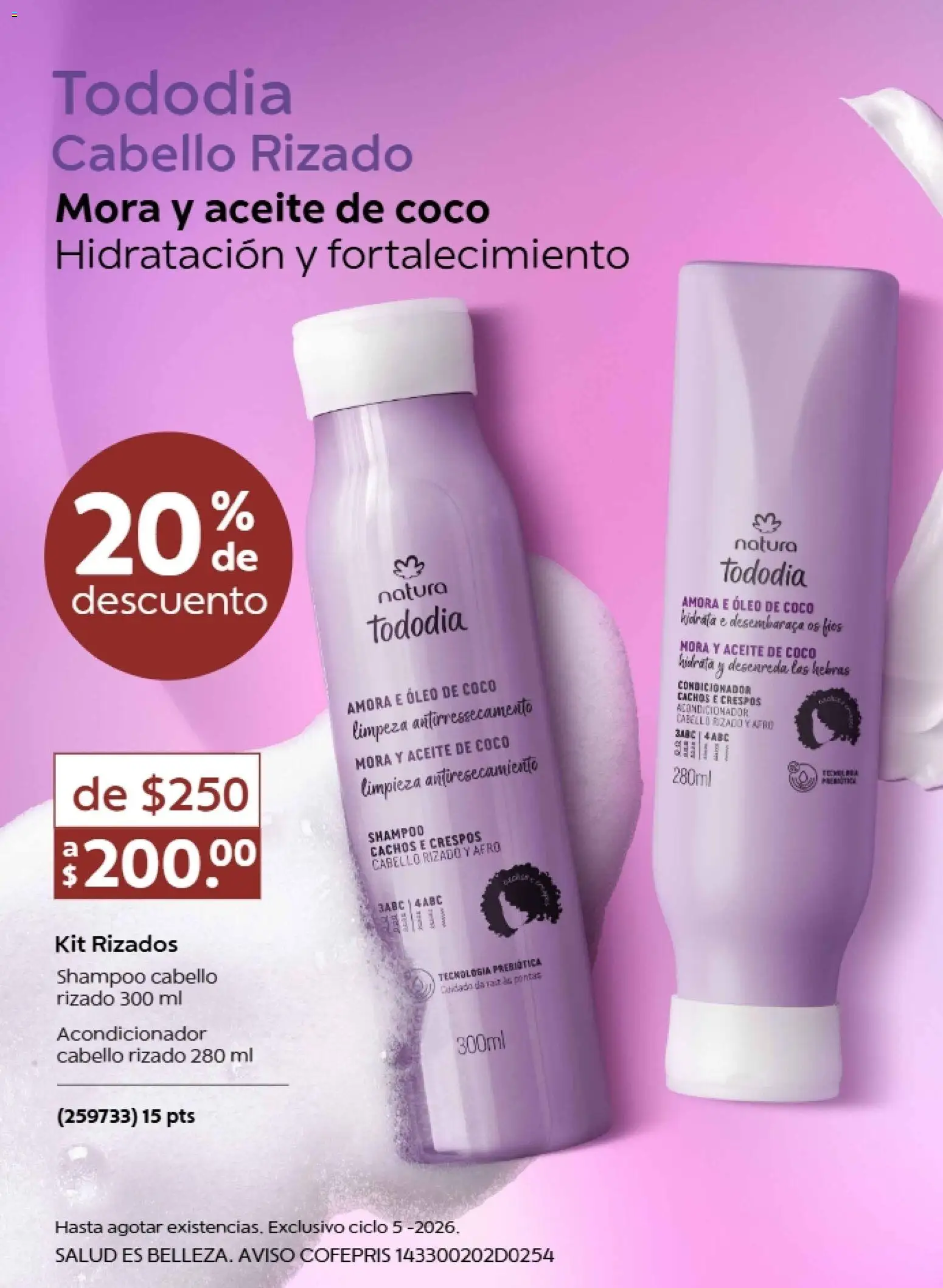 Nuevas ofertas de Natura válidas en toda la República Mexicana desde el 13.03.2026. ¡Encuentra las mejores ofertas en Natura promociones 5 2026! | Página: 18 | Productos: Aceite, Acondicionador