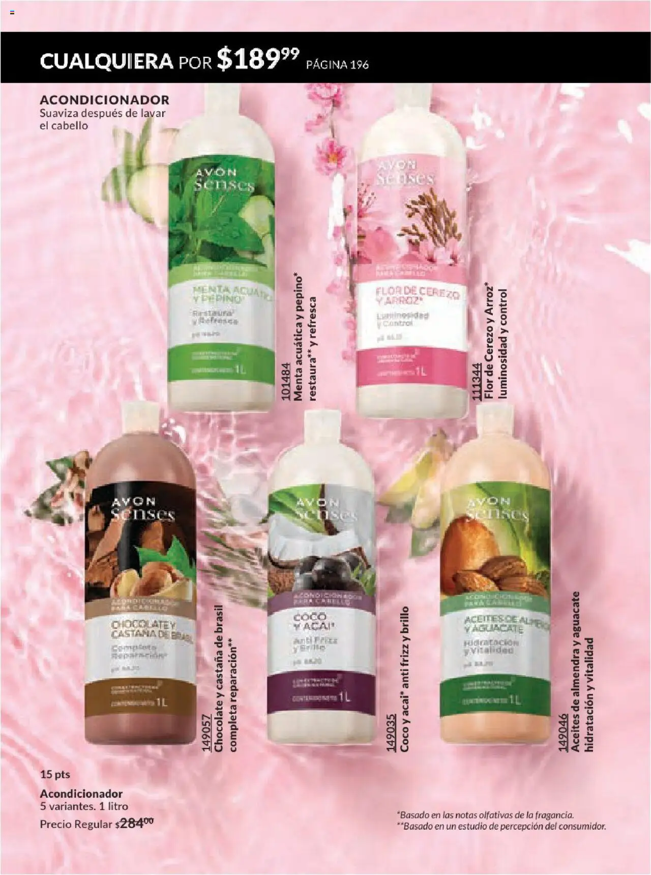 Nuevas ofertas de AVON válidas en toda la República Mexicana desde el 17.03.2025. ¡Encuentra las mejores ofertas en AVON campaña 7 2025! | Página: 196 | Productos: Brillo, Aguacate, Chocolate, Acondicionador