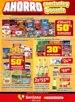Vista previa de Soriana Fin de Semana Mercado: Coah, Chih y Dur, nuevo folleto de la tienda, válido en México a partir del 05.03.2026