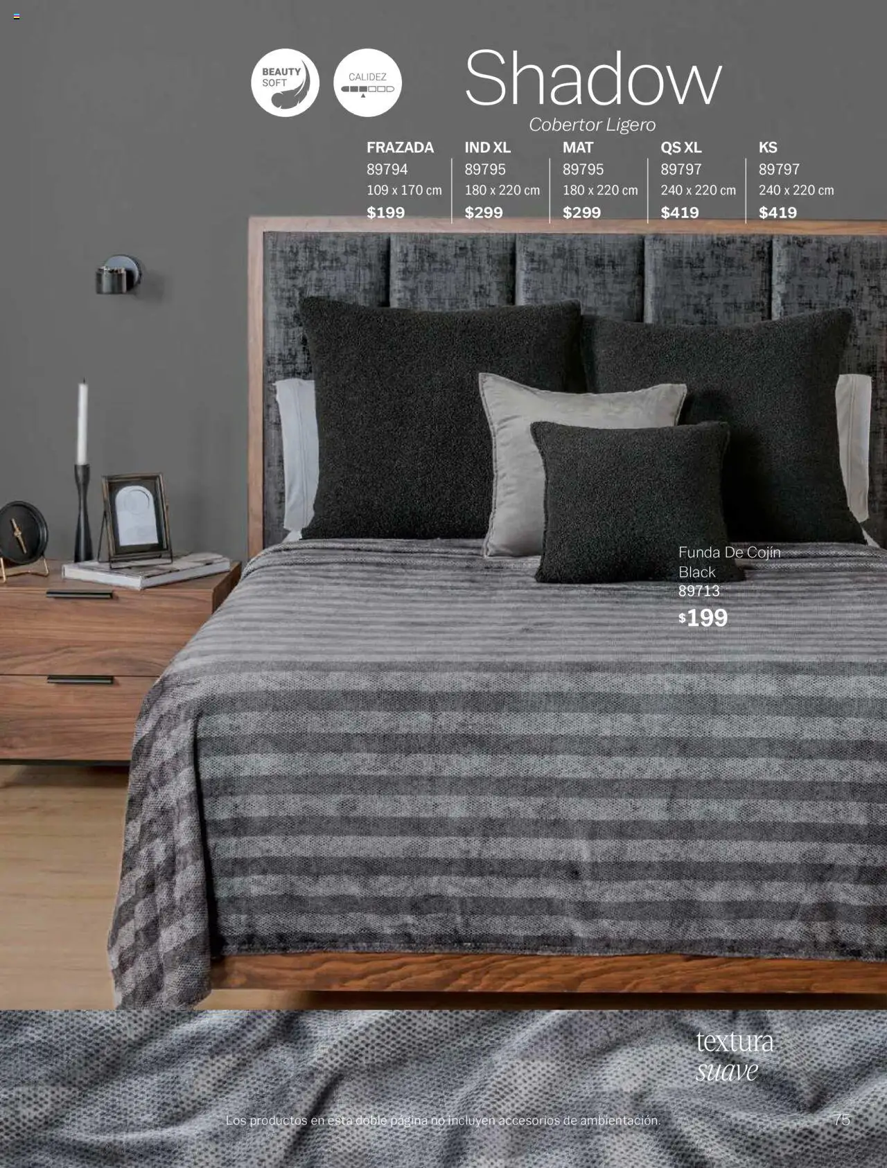 Nuevas ofertas de Vianney válidas en toda la República Mexicana desde el 15.08.2025. ¡Encuentra las mejores ofertas en Vianney - Catálogo Invierno! | Página: 77 | Productos: Cobertor, Funda