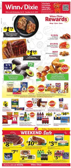 Preview of Winn Dixie weekly ads valid from 15.10.2025