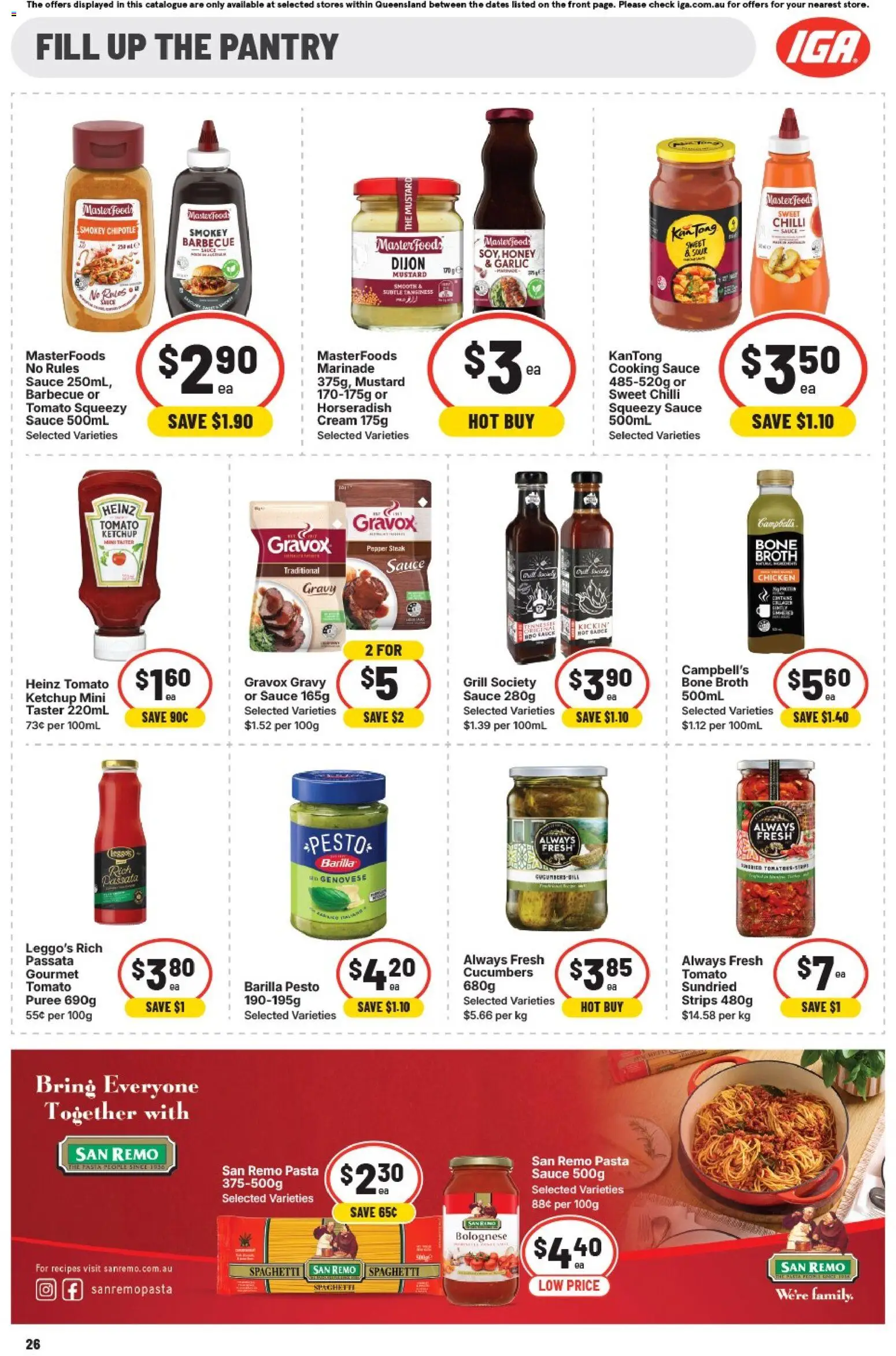 IGA catalogue - valid from 25.02.2026 | Page: 27 | Products: Pasta, Steak, Garlic, Grill