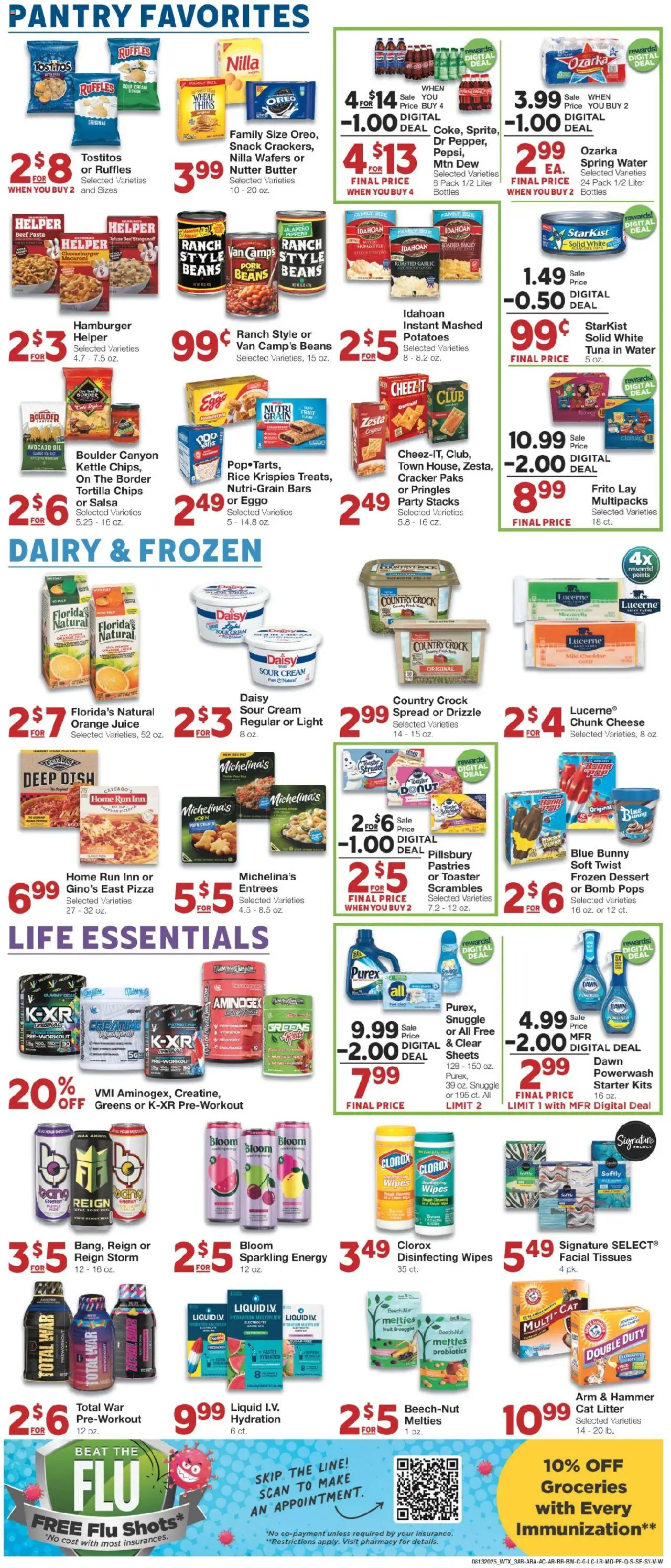 United Supermarkets Weekly Ad - valid from 12.08.2025 | Page: 3 | Products: Toaster, Hammer, Salt, Greens