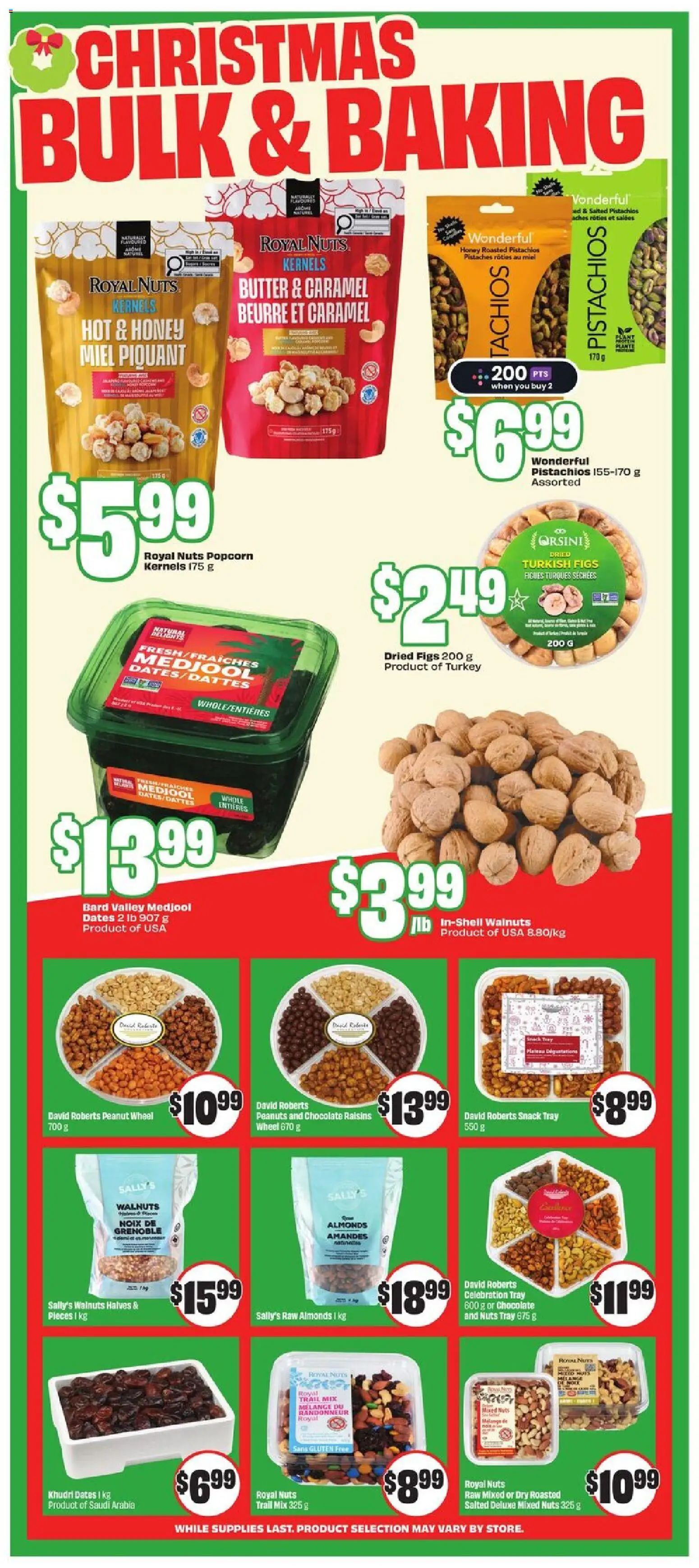 FreshCo flyer valid from 27.11.2025 | Page: 6 | Products: Nuts, Turkey, Bed, Chocolate