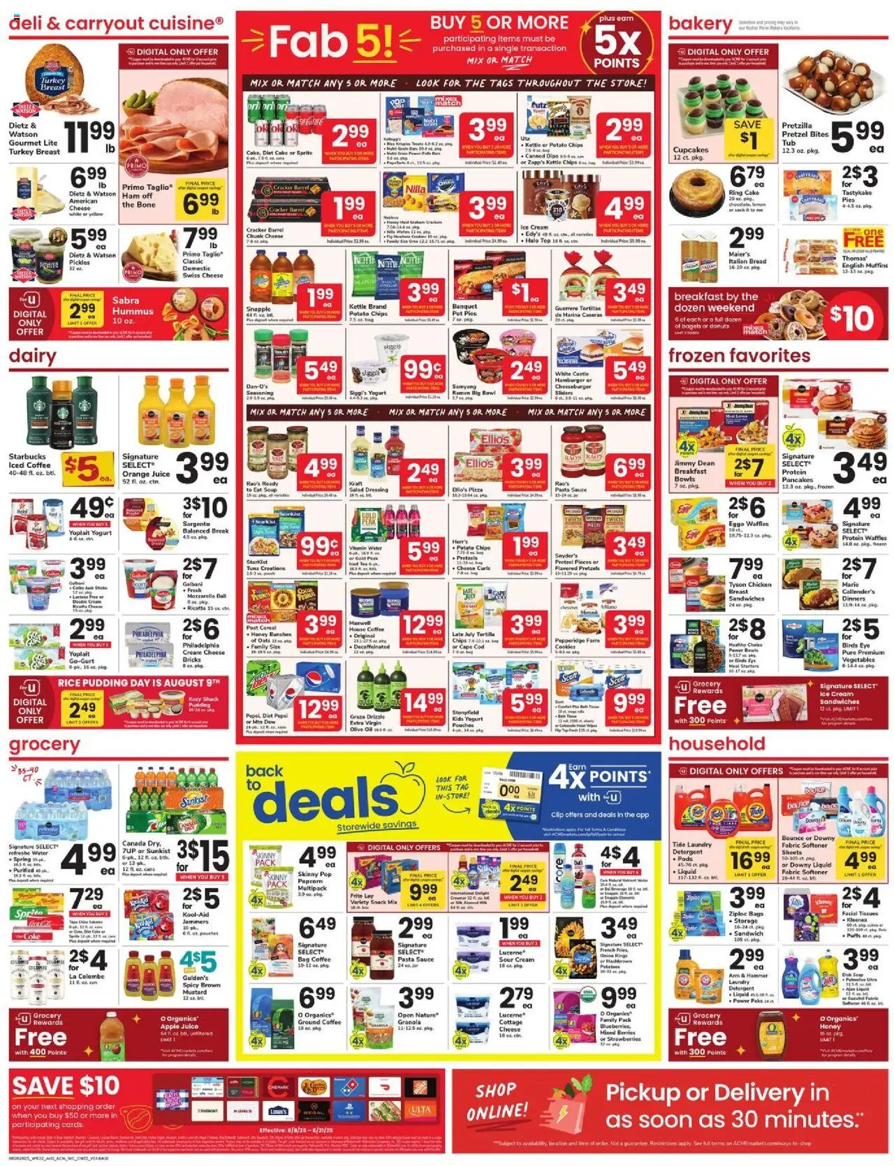 Acme Weekly Ad - valid from 08.08.2025 | Page: 2 | Products: Vitamin, Yogurt, Ham, Sauce