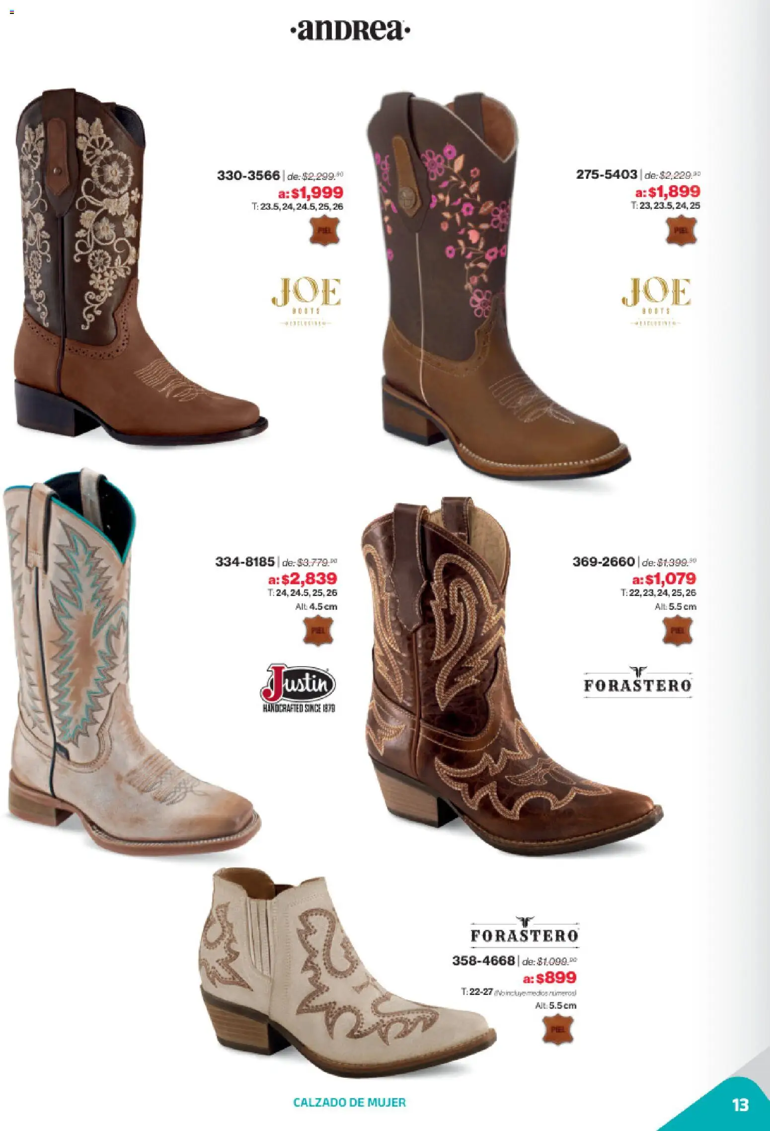 Nuevas ofertas de Andrea válidas en toda la República Mexicana desde el 02.11.2025. ¡Encuentra las mejores ofertas en Andrea catálogo Outlet! | Página: 13