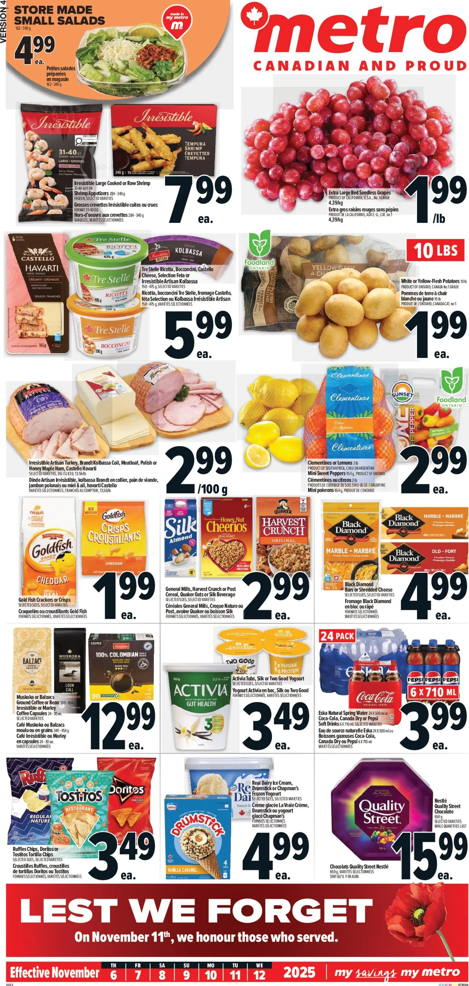 Metro flyer valid from 06.11.2025 | Page: 2 | Products: Chips, Potatoes, Chair, Cheese