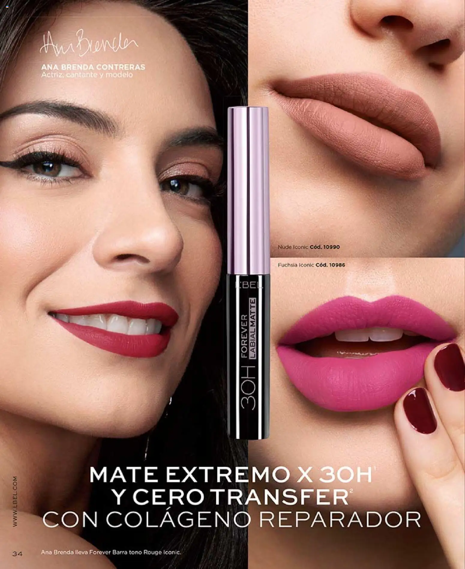 Catálogo L'Bel Campaña 5 │ válido desde el 01.03.2026 | Página: 34 | Productos: Mate, Labial