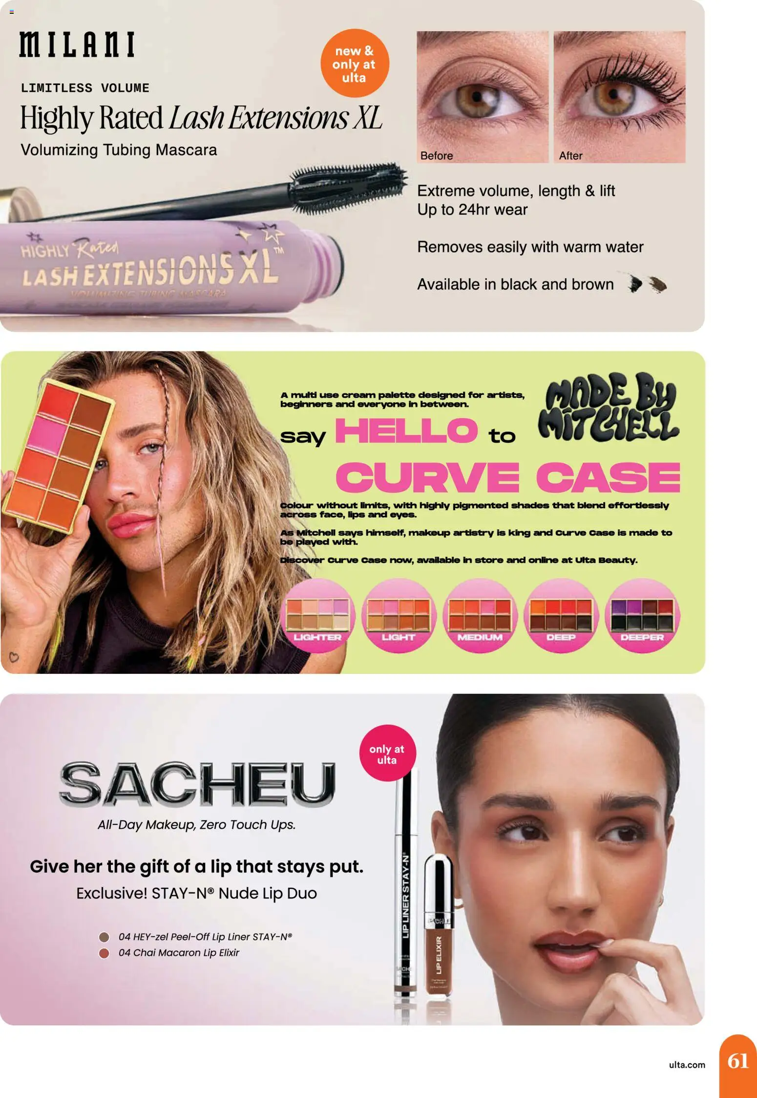 Ulta Beauty - 4.19.26 - 5.10.26 - valid from 19.04.2026 | Page: 61 | Products: Mascara, Lip Liner, Lighter, Case