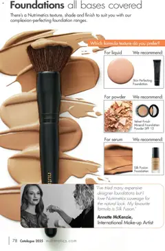 Preview of Nutrimetics Catalogue 2025 - valid from 01.01.2025 | Page: 78 | Products: Powder, Milk, Makeup, Foundation