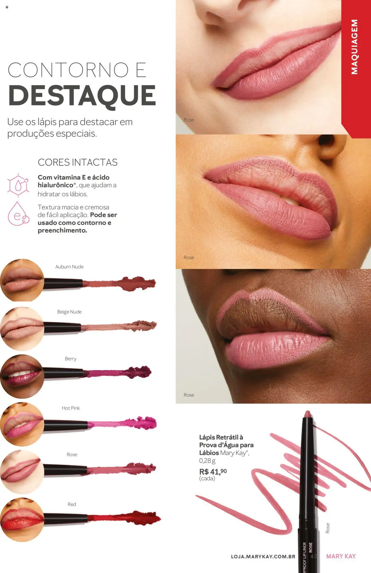 Mary Kay Folheto - válido de 01.07.2025 | Página: 43 | Produtos: Maquiagem, Lápis