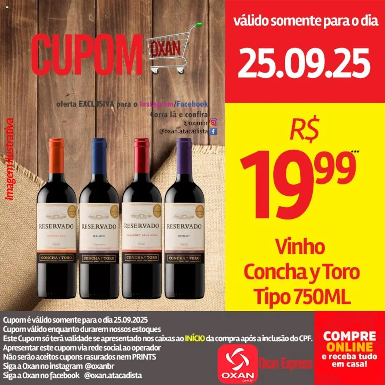 Oxan Atacadista Folheto - válido de 25.09.2025 | Página: 7 | Produtos: Vinho
