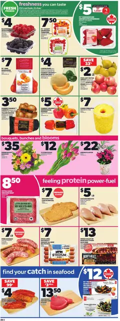 Preview of Zehrs weekly flyer / circulaire from shop Zehrs valid from 23.04.2026 | Page: 6 | Products: Pineapple, PC, Wine, Pork