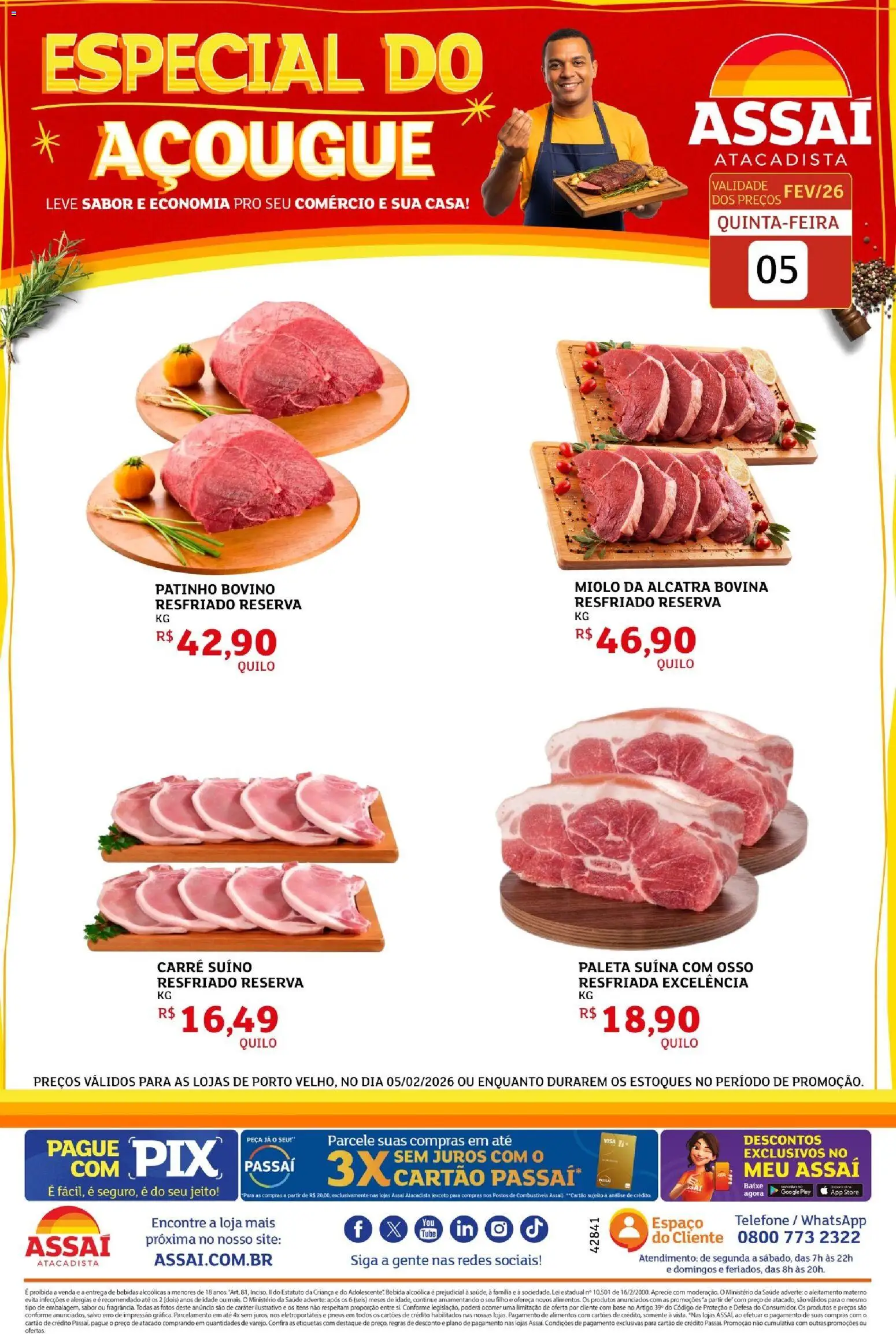 Assaí Atacadista Folheto - válido de 05.02.2026 | Página: 1