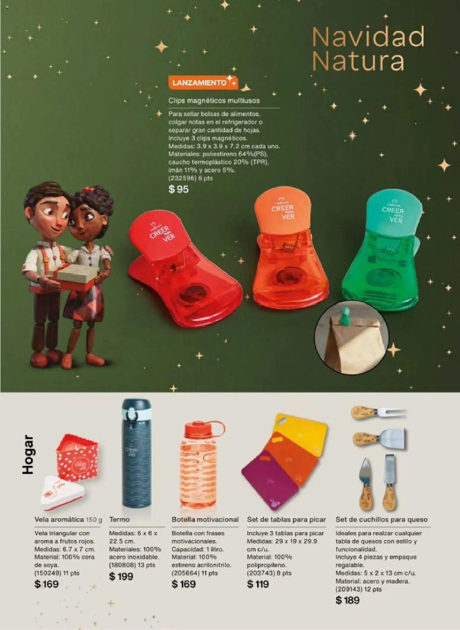 Nuevas ofertas de Natura válidas en toda la República Mexicana desde el 01.12.2025. ¡Encuentra las mejores ofertas en Natura campaña 18 2025! | Página: 174 | Productos: Refrigerador, Imán, Cera, Termo