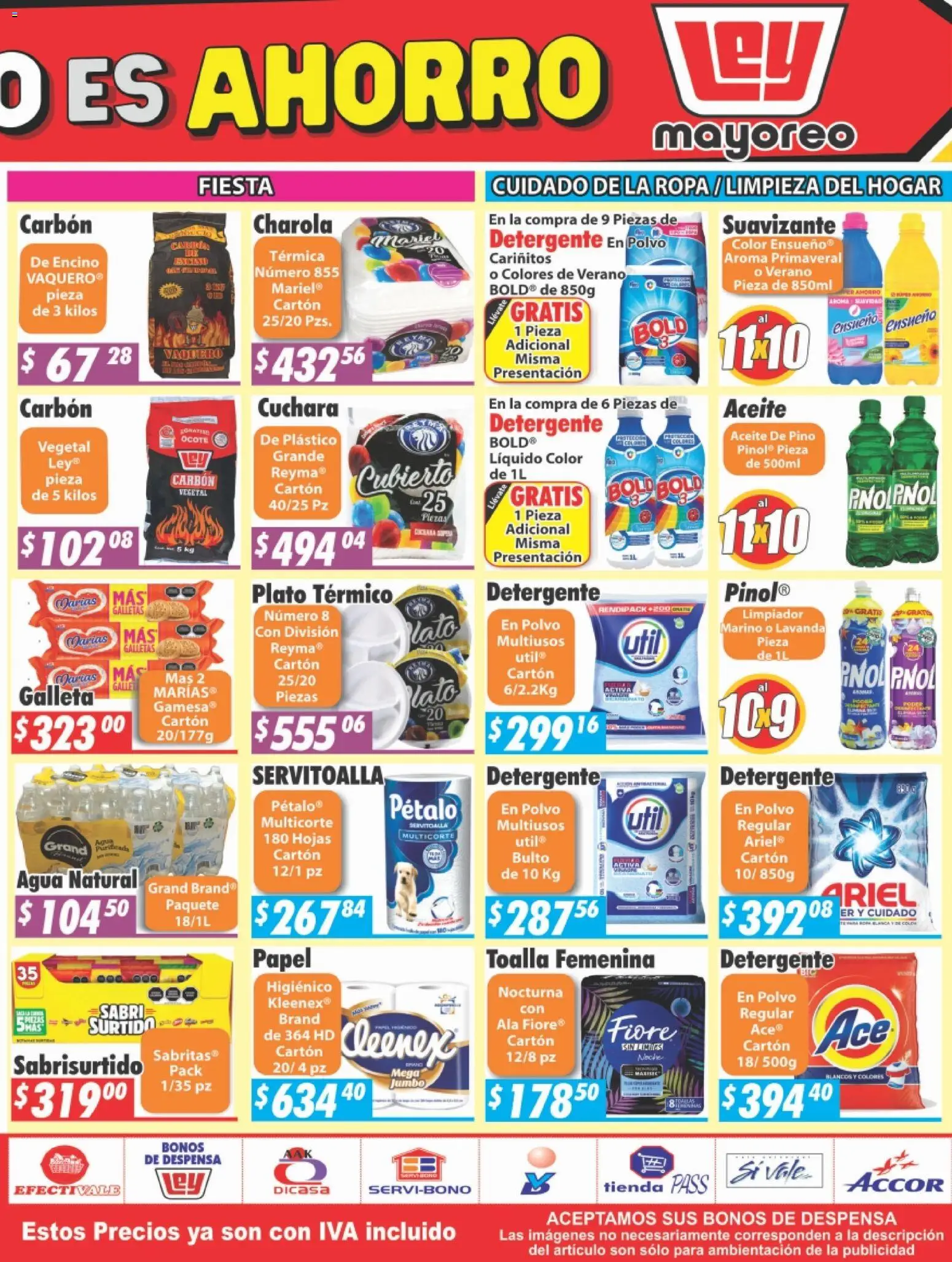 Nuevas ofertas de Casa Ley válidas en toda la República Mexicana desde el 20.04.2026. ¡Encuentra las mejores ofertas en Casa Ley folleto Sinaloa! | Página: 6 | Productos: Aceite, Galletas, Suavizante, Limpiador