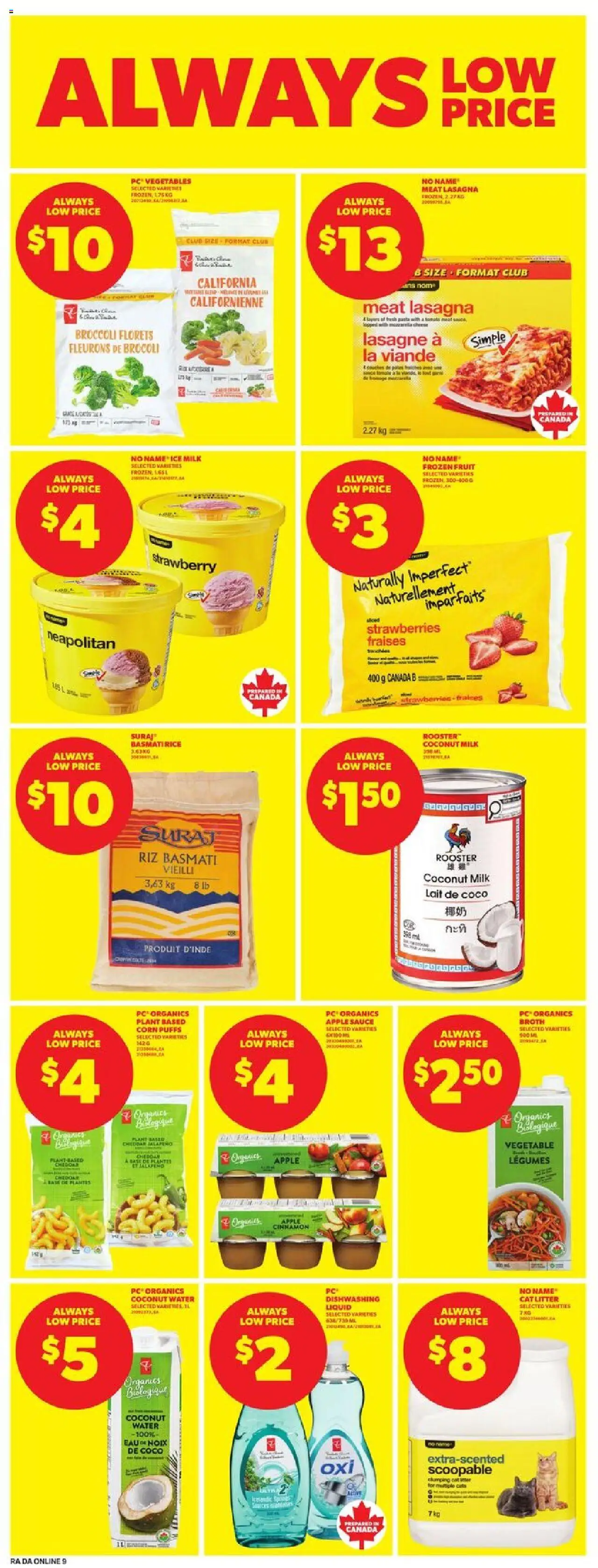 Atlantic Superstore flyer valid from 25.09.2025 | Page: 17 | Products: Strawberries, PC, Milk