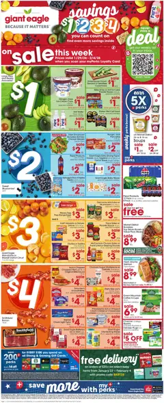 Preview of Giant Eagle weekly ads valid from 29.01.2026