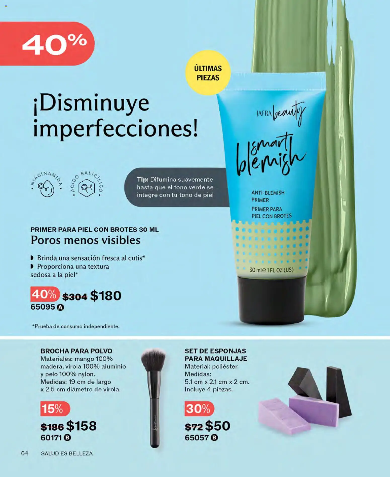 Nuevas ofertas de JAFRA válidas en toda la República Mexicana desde el 01.11.2025. ¡Encuentra las mejores ofertas en JAFRA catálogo! | Página: 64 | Productos: Mango, Maquillaje, Polvo