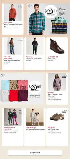 Preview of JCPenney weekly ads valid from 14.10.2025 | Page: 3 | Products: Pants, Boots