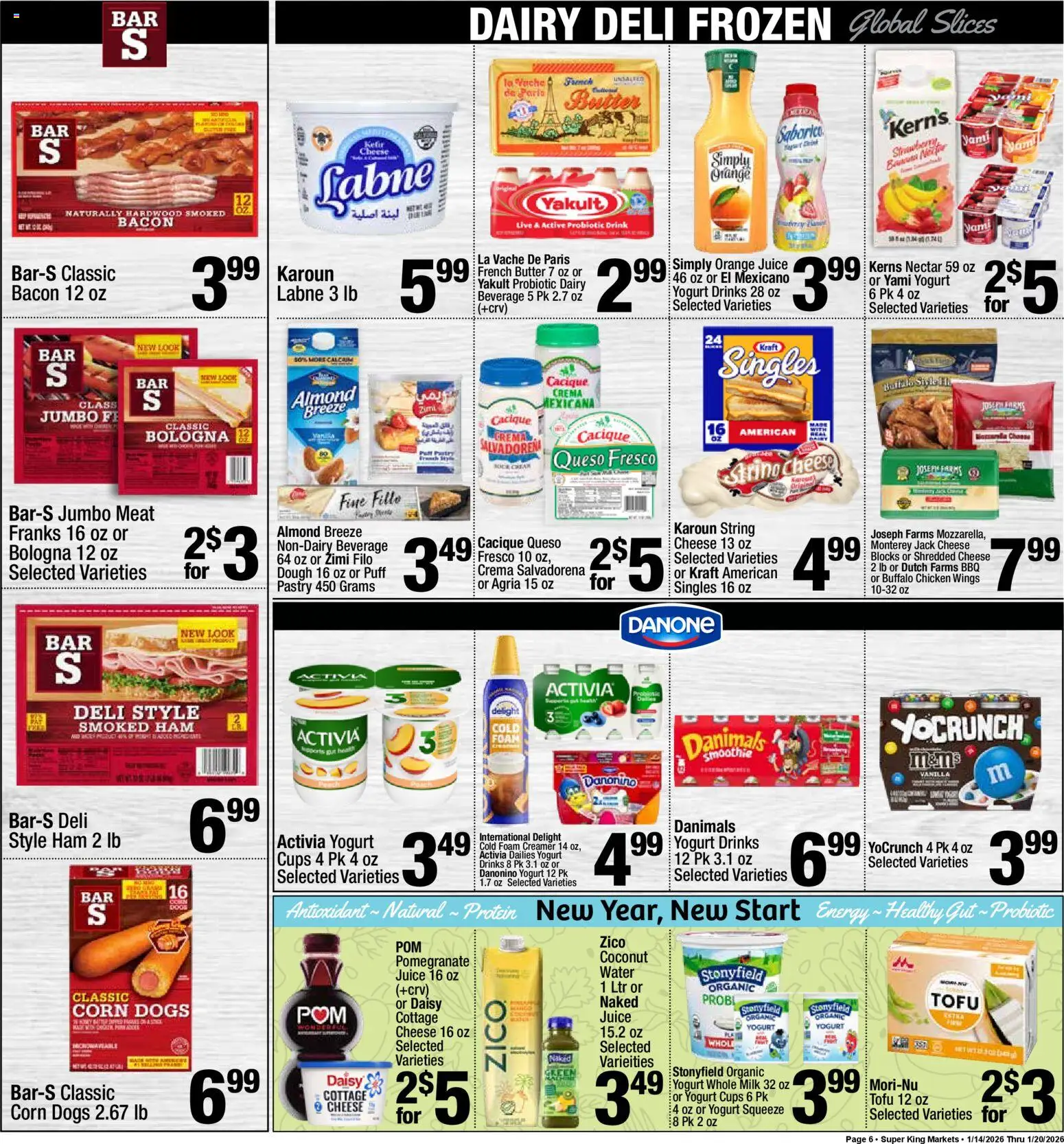 Super King - Weekly Ad - valid from 21.01.2026 | Page: 7 | Products: Milk, Butter, Cheese, Yogurt