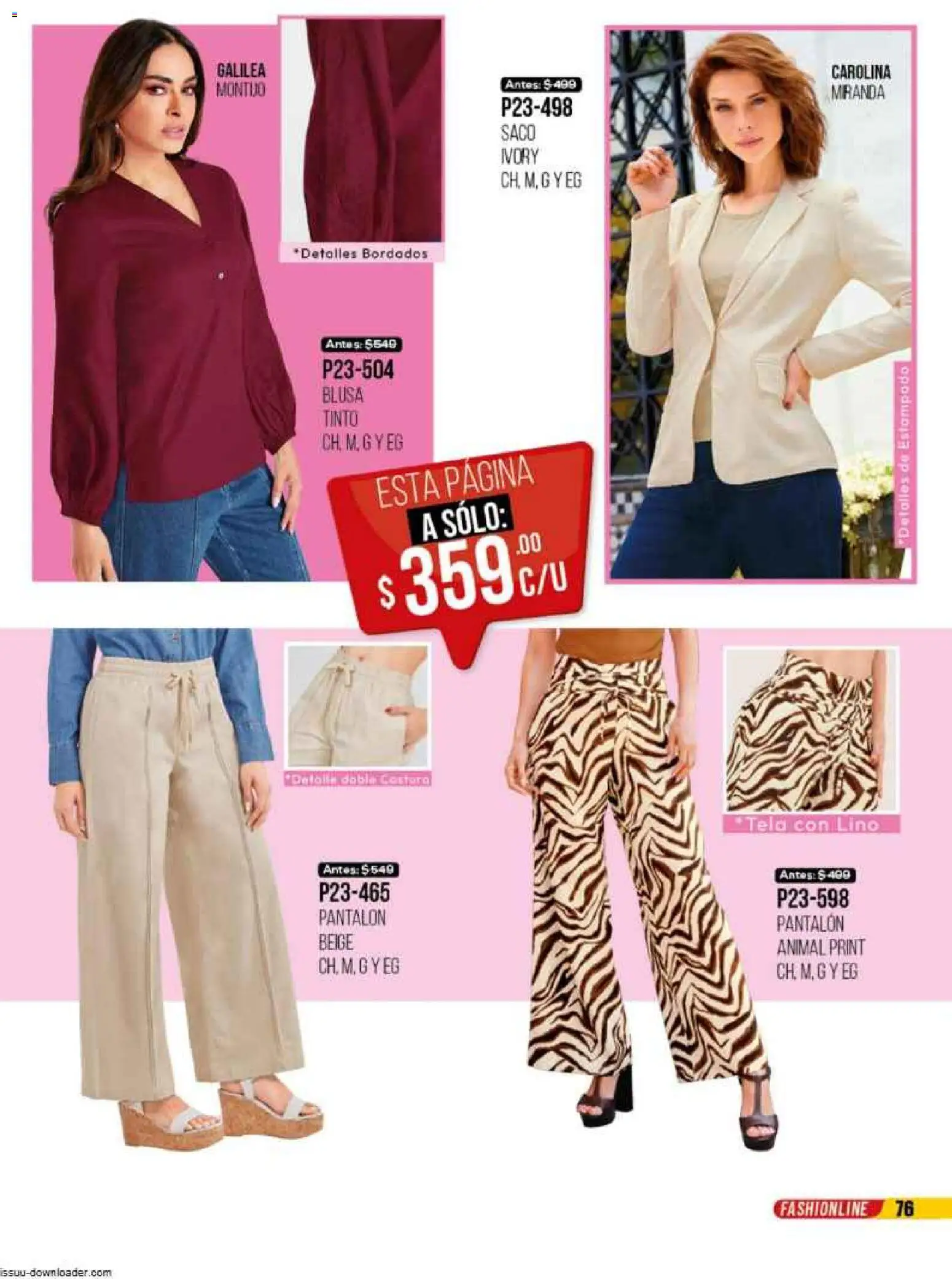 Nuevas ofertas de Cklass válidas en toda la República Mexicana desde el 31.10.2025. ¡Encuentra las mejores ofertas en Cklass catálogo Super Rebajas Ropa! | Página: 79 | Productos: Blusa