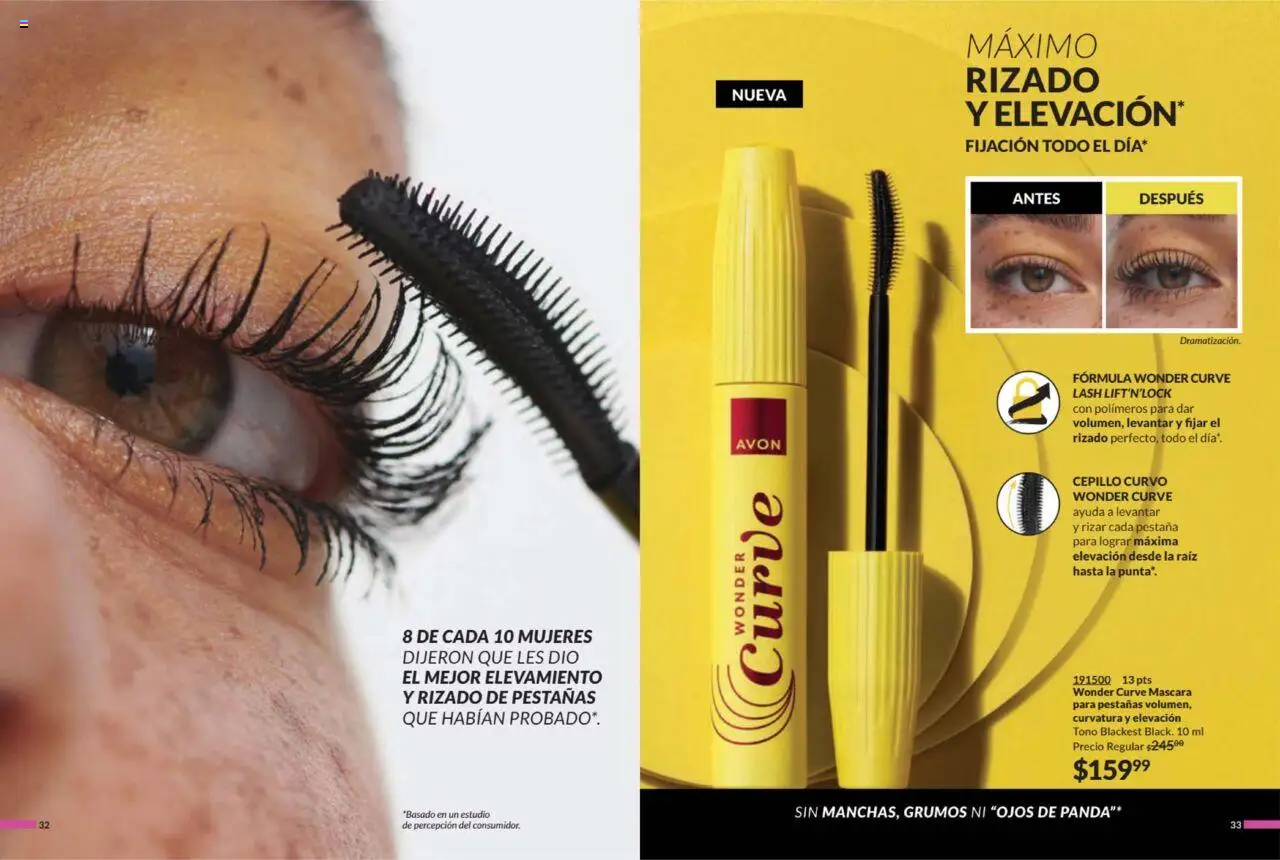 Nuevas ofertas de AVON válidas en toda la República Mexicana desde el 11.07.2025. ¡Encuentra las mejores ofertas en AVON campaña 11 2025! | Página: 18 | Productos: Cepillo, Máscara