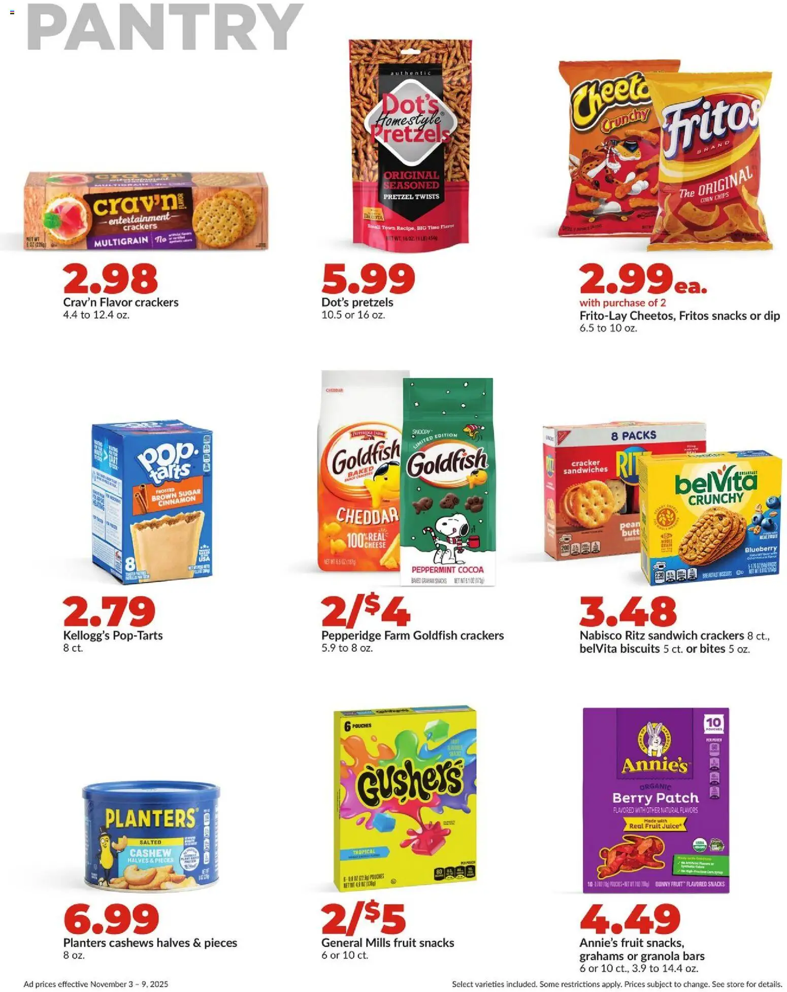 HyVee Weekly Ad - valid from 03.11.2025 | Page: 23 | Products: Peppermint, Cheese, Chips, Sugar