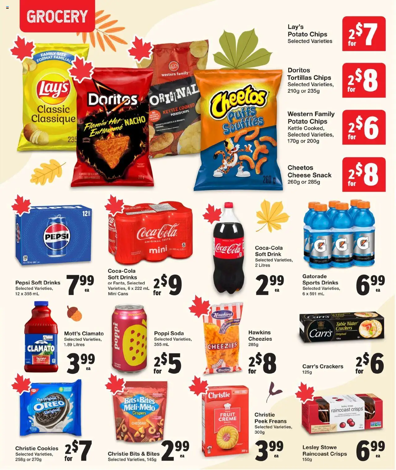 Quality Foods flyer valid from 09.10.2025 | Page: 10 | Products: Chips, Kettle, Table, Cheese