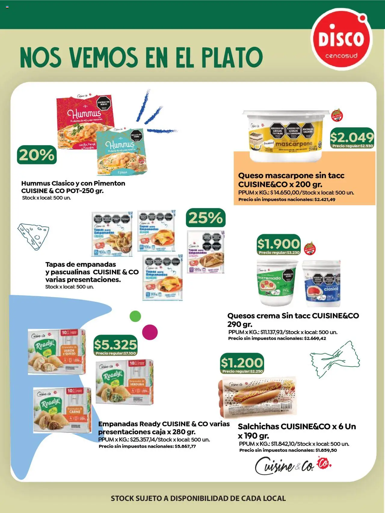 Disco - Especial Marcas Propias │ válido desde el 06.08.2025 | Página: 6 | Productos: Disco, Pimentón, Jamón, Crema