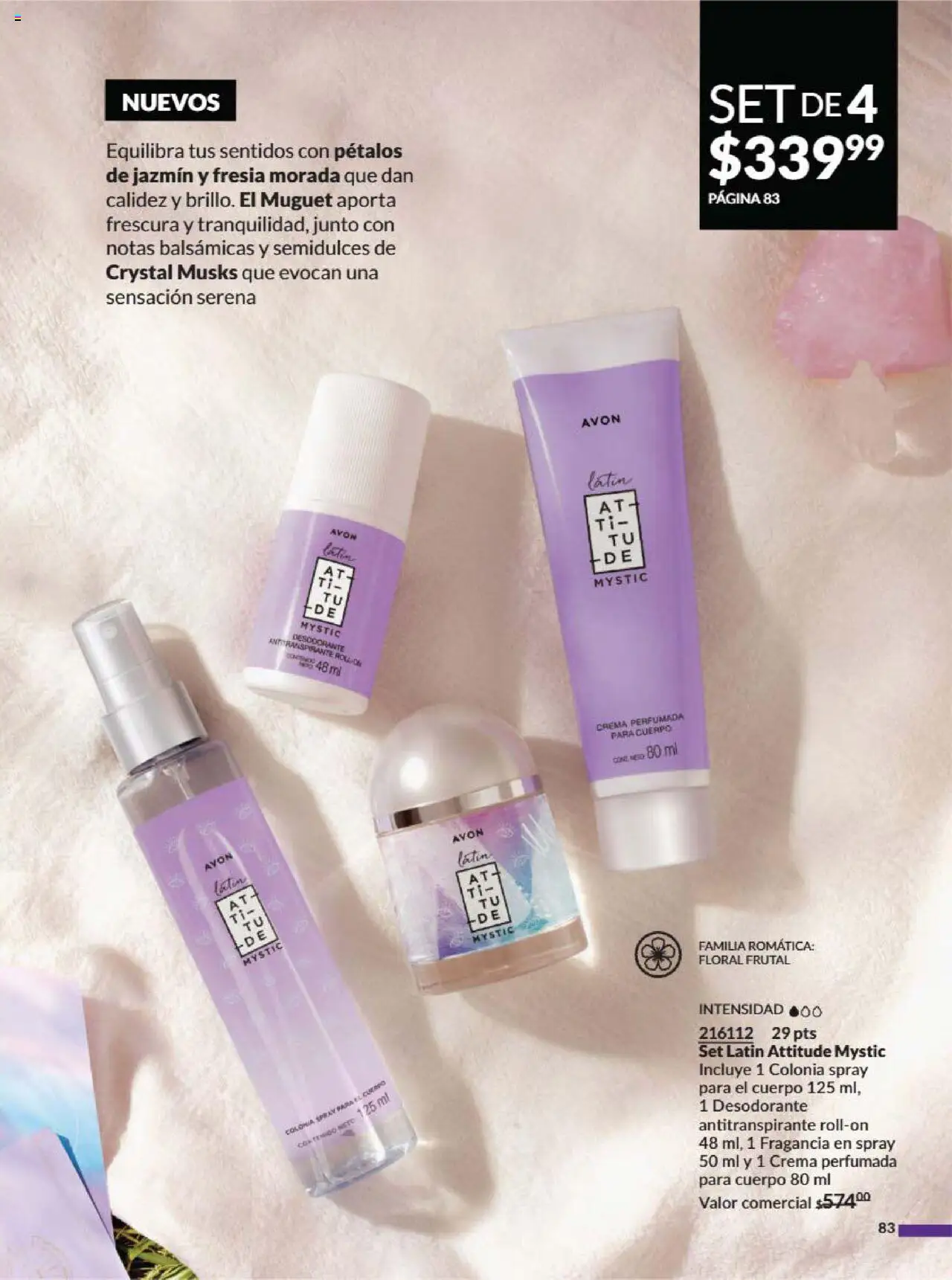 Nuevas ofertas de AVON válidas en toda la República Mexicana desde el 09.08.2025. ¡Encuentra las mejores ofertas en AVON - Campaña 13 2025! | Página: 91 | Productos: Desodorante, Antitranspirante, Crema, Fragancia