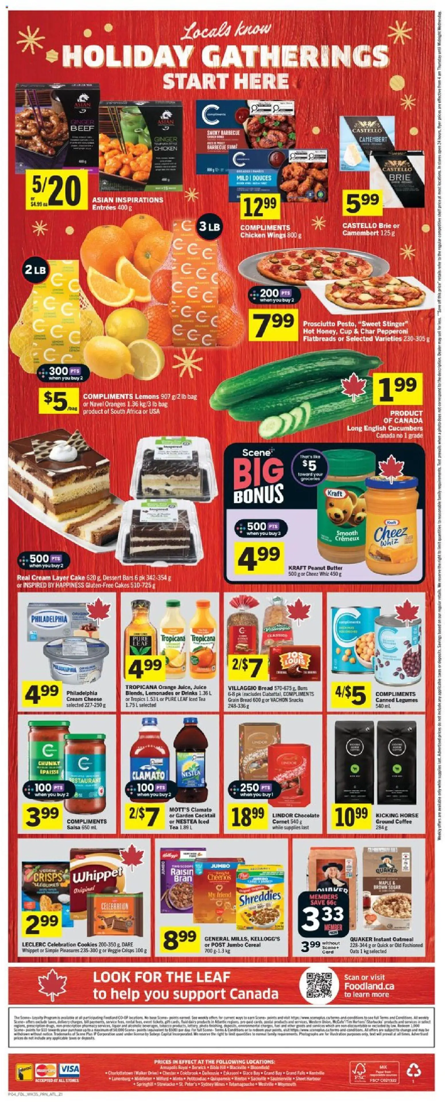 Foodland flyer valid from 25.12.2025 | Page: 2 | Products: Cream, Cookies, Butter, Coffee