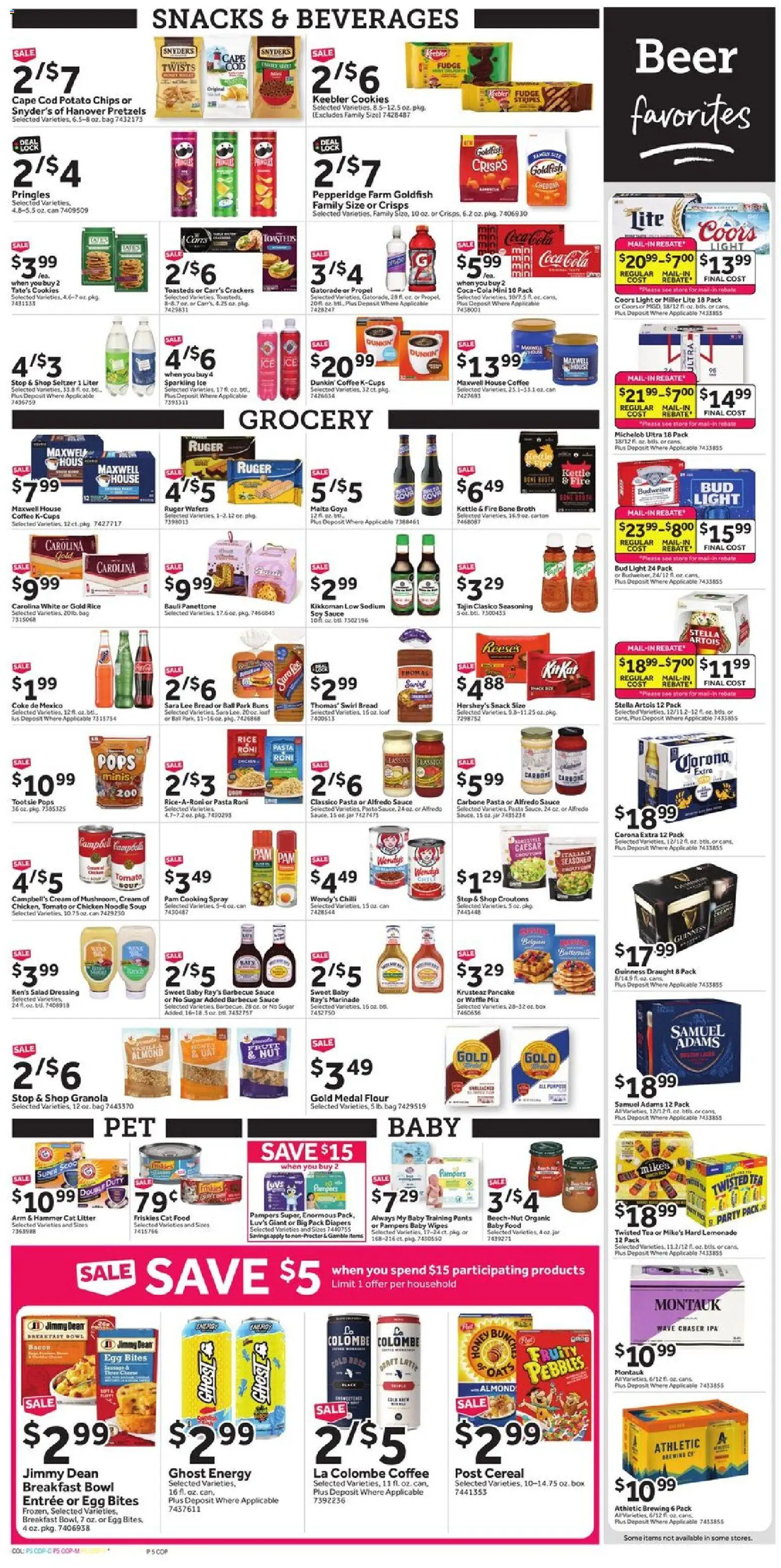 Stop & Shop Weekly Circular - NY - valid from 24.10.2025 | Page: 10 | Products: Cat Food, Pasta, Baby food, Chilli