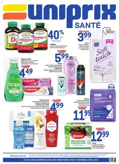 Preview of Uniprix - Uniprix Sante from shop Uniprix valid from 02.04.2026