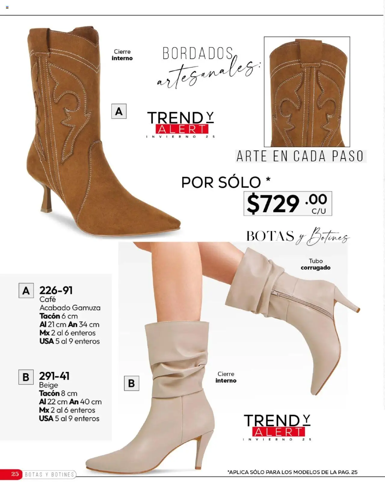 Nuevas ofertas de Cklass válidas en toda la República Mexicana desde el 16.09.2025. ¡Encuentra las mejores ofertas en Cklass - Catálogo Invierno! | Página: 181 | Productos: Botas, Café, Gamuza, Botines