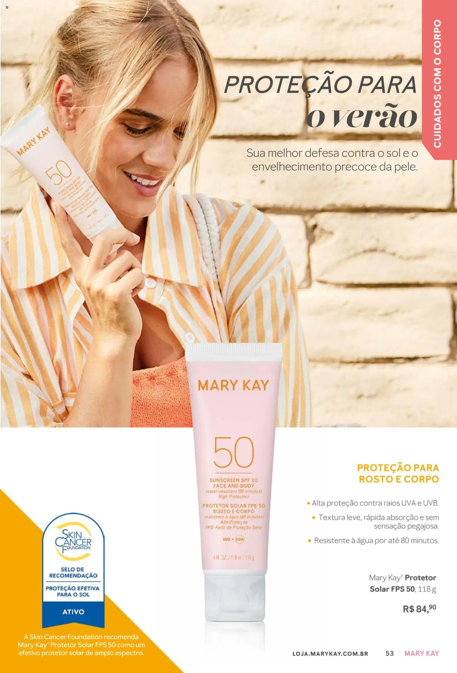 Mary Kay Folheto - válido de 01.01.2026 | Página: 53 | Produtos: Protetor solar, Body