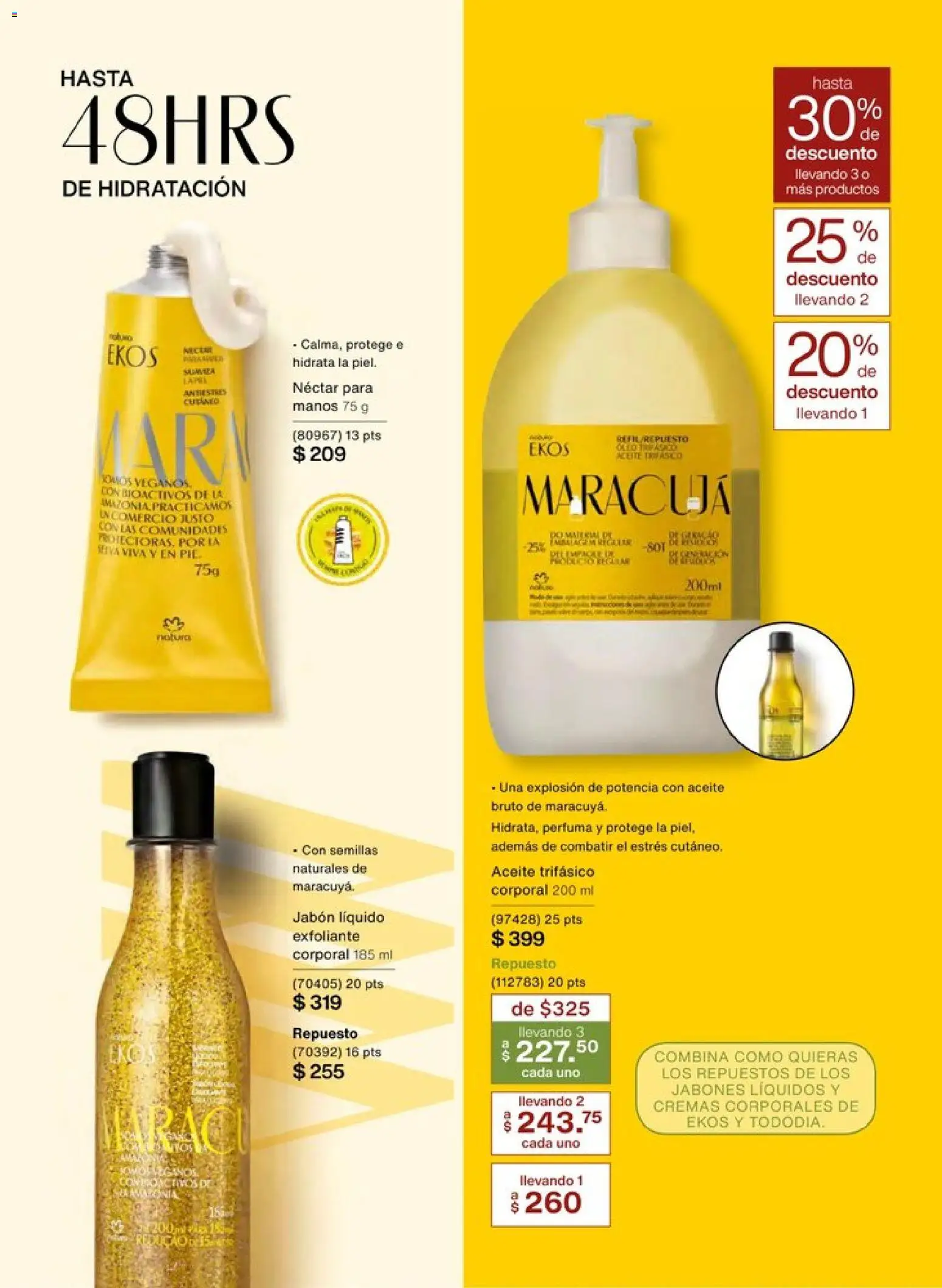 Nuevas ofertas de Natura válidas en toda la República Mexicana desde el 20.12.2025. ¡Encuentra las mejores ofertas en Natura campaña 1 2026! | Página: 114 | Productos: Jabón líquido, Aceite, Semillas, Jabón