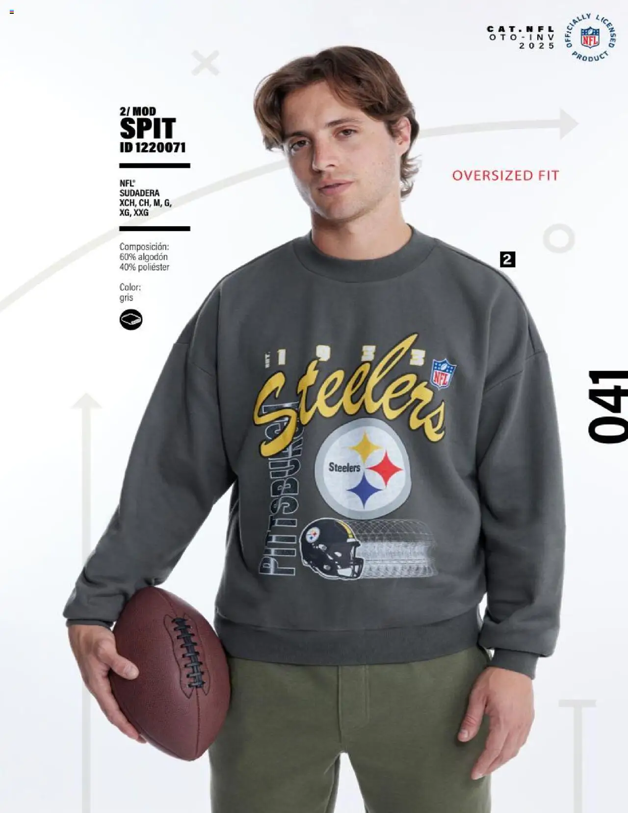 Nuevas ofertas de Price Shoes válidas en toda la República Mexicana desde el 15.10.2025. ¡Encuentra las mejores ofertas en Price Shoes - Catálogo NFL otoño / invierno 2025! | Página: 41 | Productos: Algodón, Sudadera