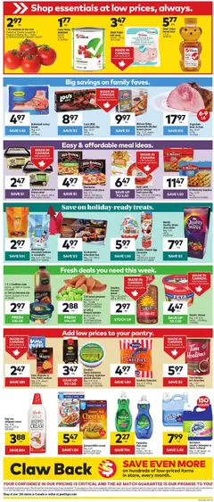 Preview of 1 Ib tomatoes on the vine, Product of Canada, Canada No. 1 Product of Mexico, No. 1 Grade from shop Giant Tiger valid from 10.12.2025 | Page: 2