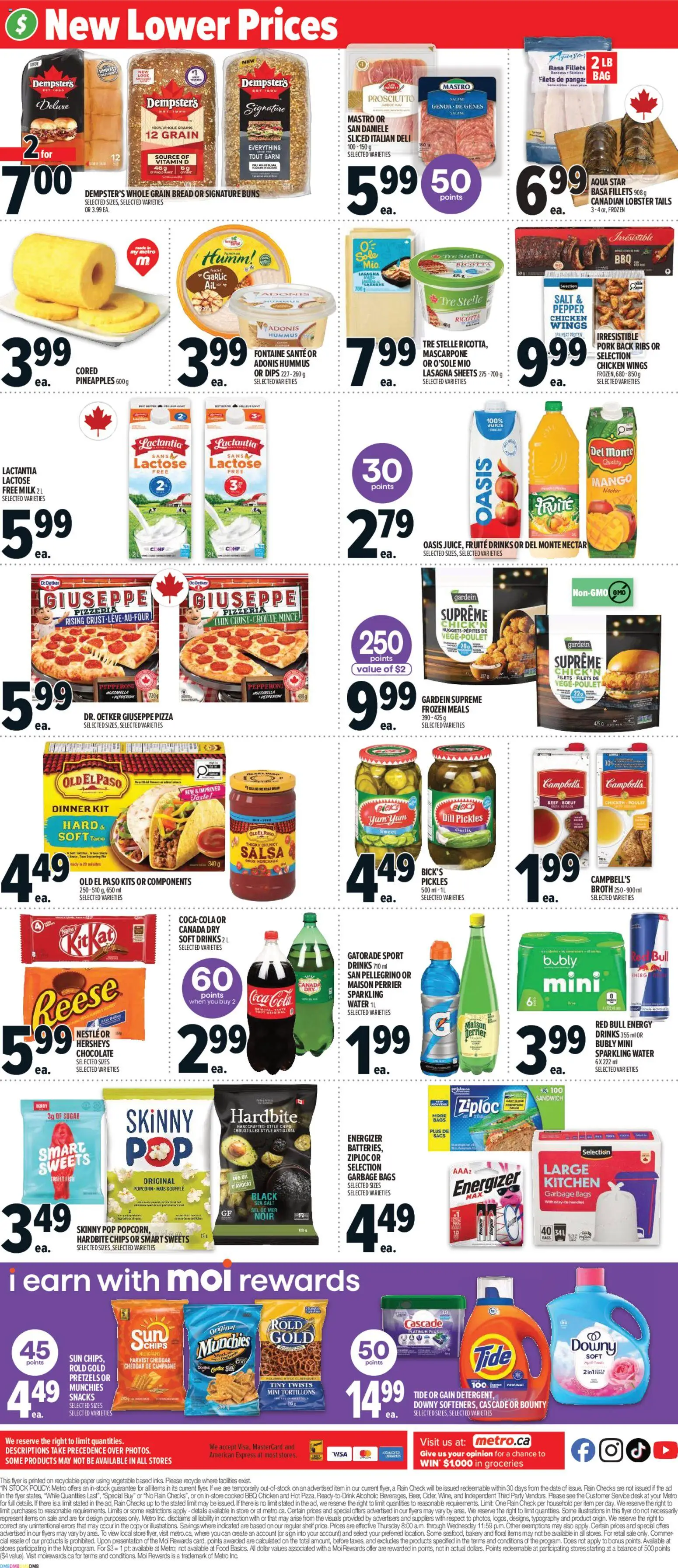 Metro flyer valid from 02.04.2026 | Page: 5 | Products: Milk, Bread, Chicken, Pork