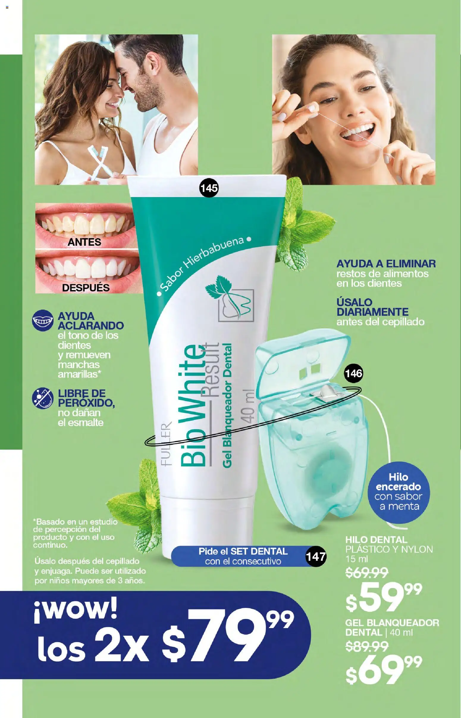 Nuevas ofertas de Fuller válidas en toda la República Mexicana desde el 21.01.2026. ¡Encuentra las mejores ofertas en Fuller campaña 21 2026! | Página: 80 | Productos: Hilo dental