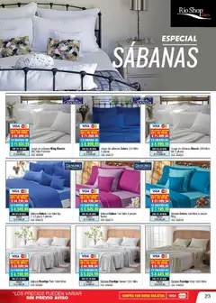 Vista previa Río Shop Deco catálogo válido desde el 01.10.2025 | Página: 23 | Productos: Sabanas
