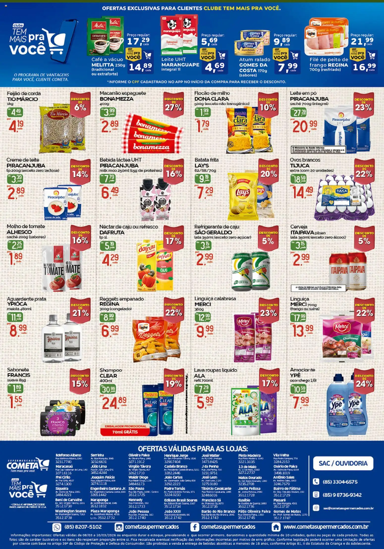 Cometa Supermercados Folheto - válido de 08.03.2026 | Página: 2