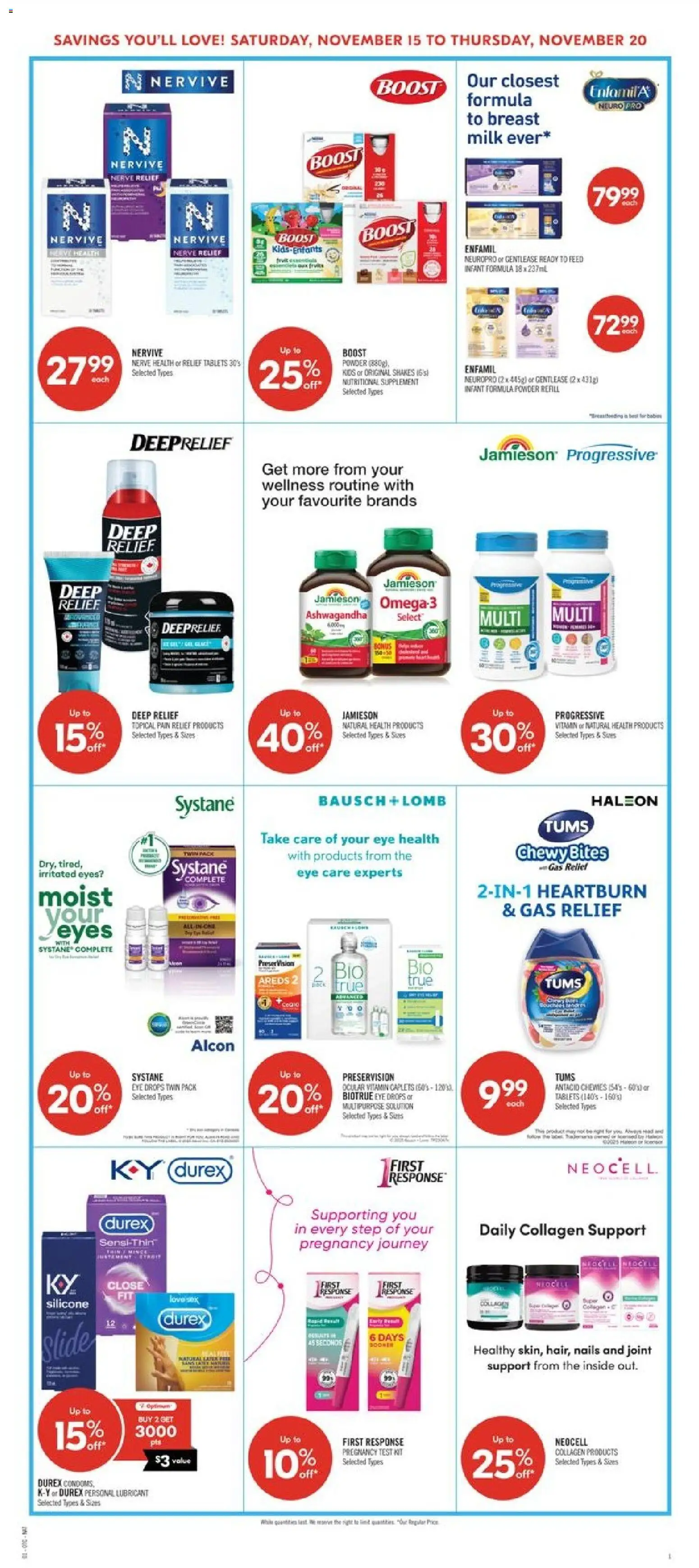 Shoppers flyer valid from 15.11.2025 | Page: 16 | Products: Powder, Milk