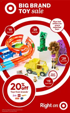 Preview of Target - Big Brand Toy Sale - valid from 18.09.2025