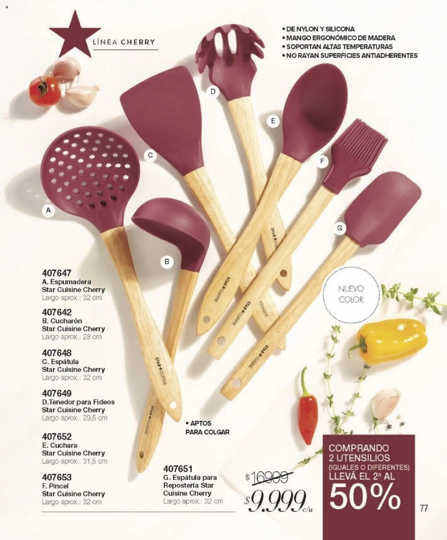 Violetta - Violetta Cosméticos │ válido desde el 09.03.2026 | Página: 493 | Productos: Cuchara, Mango, Espumadera, Fideos